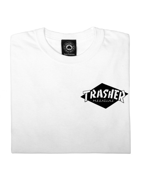 Trasher Hurricane T-Shirt, White (by Parra)