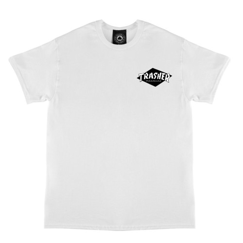 Trasher Hurricane T-Shirt, White (by Parra)