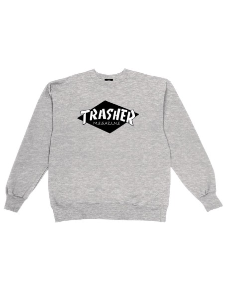 Trasher Crewneck, Grey (by Parra)