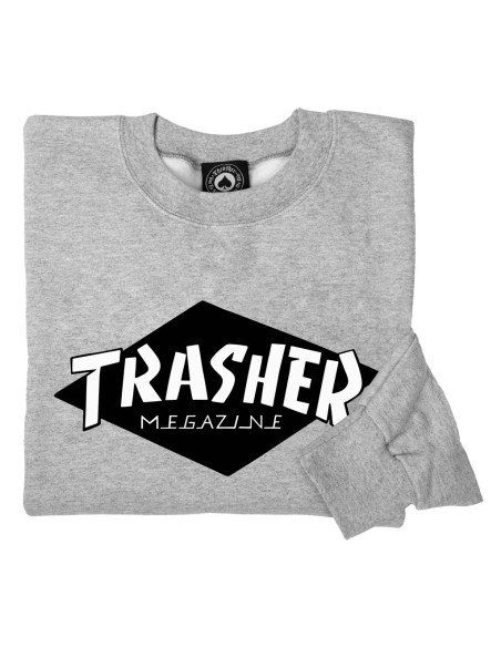 Trasher Crewneck, Grey (by Parra)