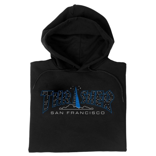 Thrasher Pyramid Hood, Black (by Gonz)