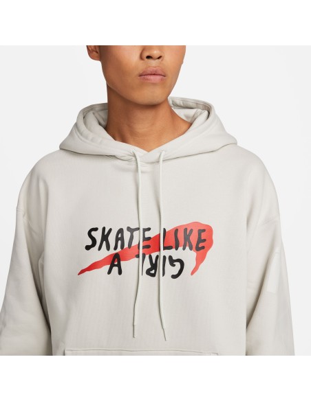 Nike SB "Skate Like a Girl" Hoodie, Light Bone/Light Bone/Black