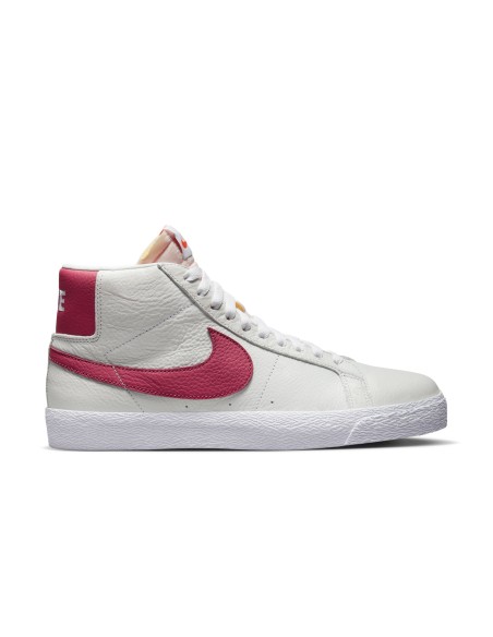 Nike SB Zoom Blazer Mid ISO, White/Sweet Beet-White-Sweet Beet