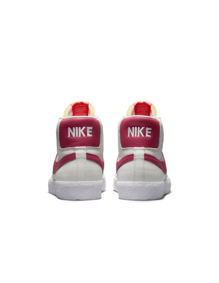 Nike SB Zoom Blazer Mid ISO, White/Sweet Beet-White-Sweet Beet