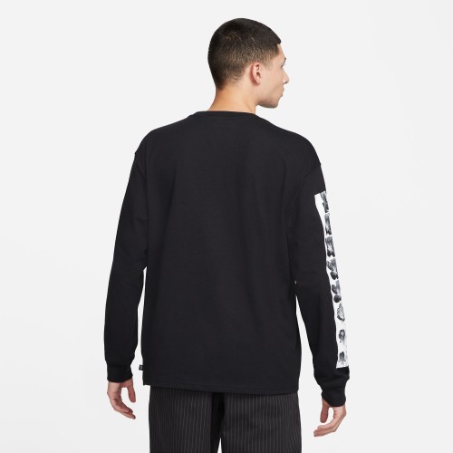 Nike SB Natural Border Tee L/S Blossom, Black