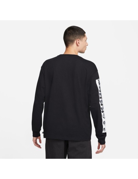 Nike SB Natural Border Tee L/S Blossom, Black