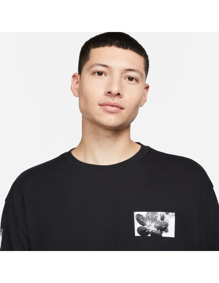 Nike SB Natural Border Tee L/S Blossom, Black