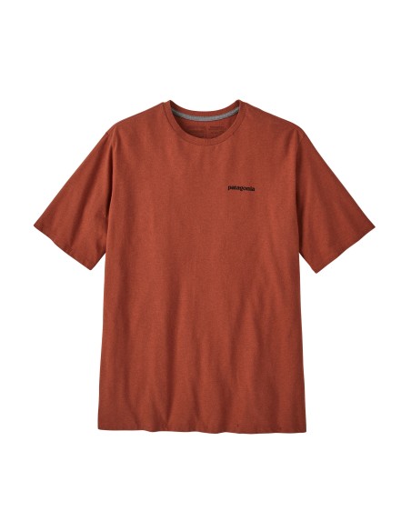 Patagonia Men's P-6 Logo Responsibili-Tee, Quartz Coral