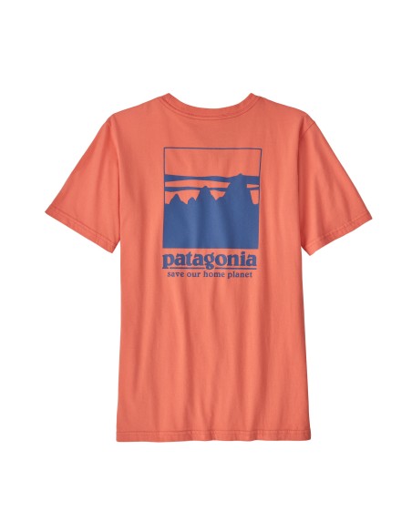 Patagonia Kids' Regenerative Organic Certified™ Cotton Graphic T-Shirt, Coho Coral