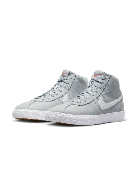 Nike SB Bruin Hi ISO, Wolf Grey/White-Wolf Grey