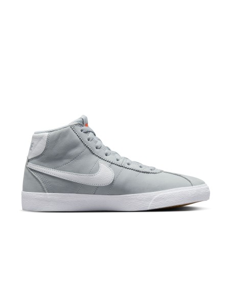 Nike SB Bruin Hi ISO, Wolf Grey/White-Wolf Grey