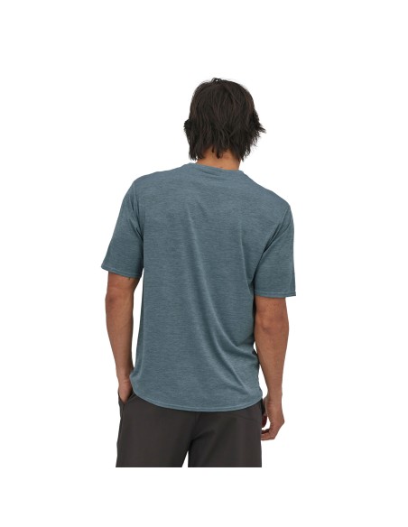 Patagonia Men's Capilene Cool Daily Graphic Shirt, Light Plume Grey X-Dye