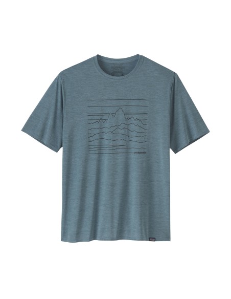 Patagonia Men's Capilene Cool Daily Graphic Shirt, Light Plume Grey X-Dye
