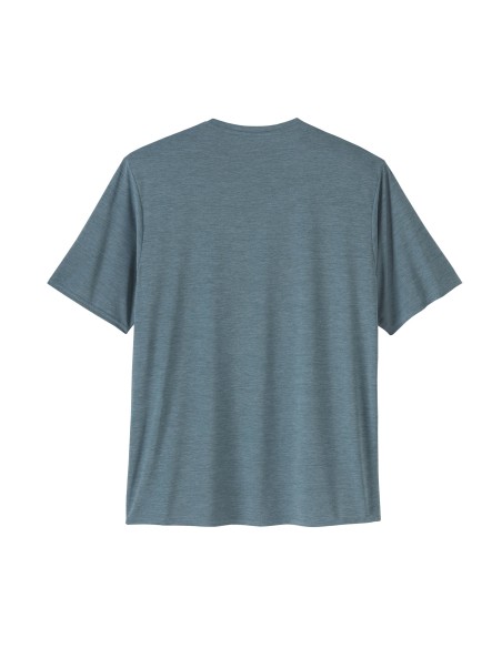 Patagonia Men's Capilene Cool Daily Graphic Shirt, Light Plume Grey X-Dye