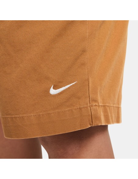 Nike SB Men's Pleated Chino Shorts, Brown/White