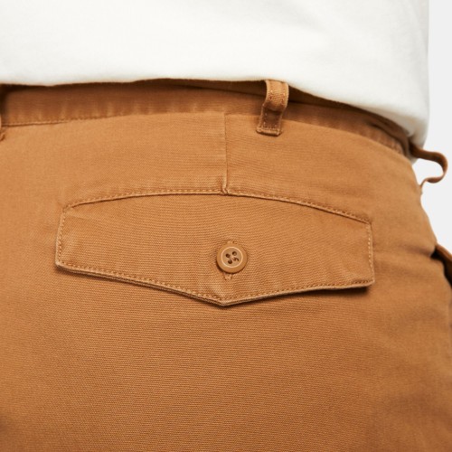 Nike SB Men's Pleated Chino Shorts, Brown/White