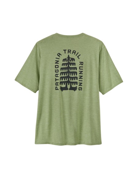 Patagonia Men's Cap Cool Daily Graphic Shirt, Salvia Green X-Dye