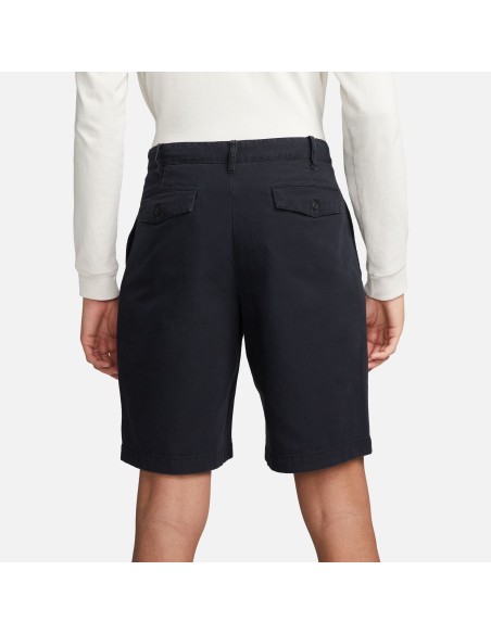 Nike SB Men's Pleated Chino Shorts, Black
