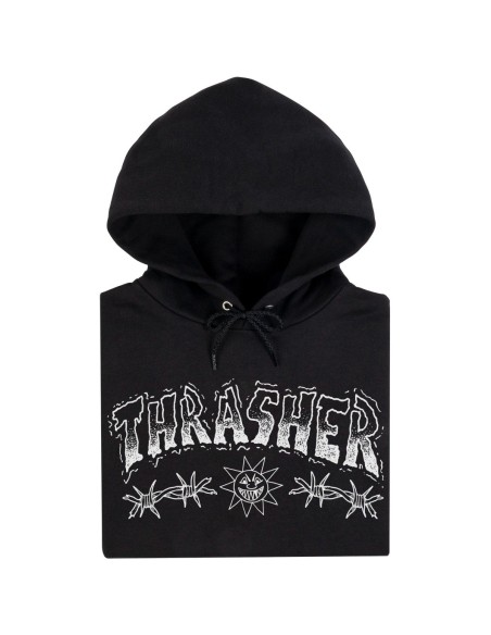 Thrasher Barbed Wire Hoodie, Black