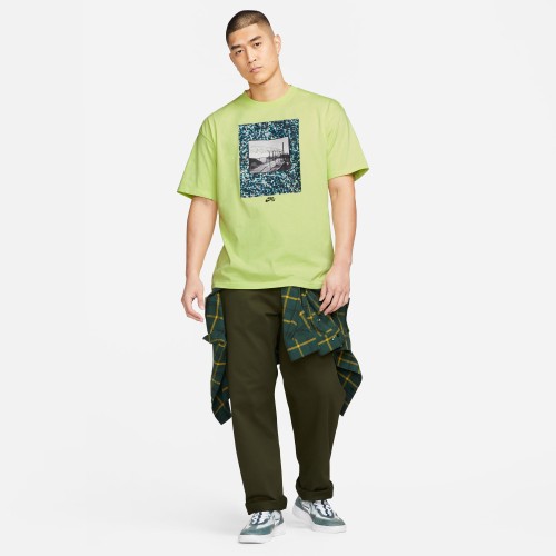 Nike SB Men's Skate Tee, Light Lemon Twist