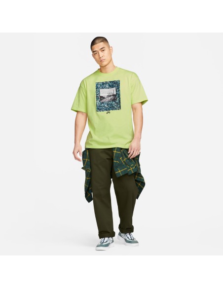 Nike SB Men's Skate Tee, Light Lemon Twist