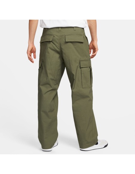 Nike SB Kearny Cargo Pants, Medium Olive/White