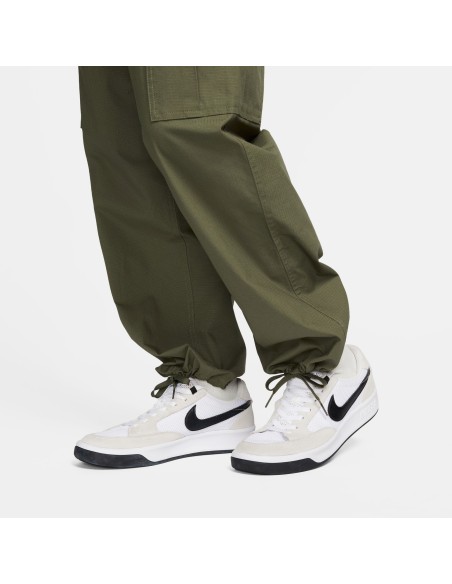Nike SB Kearny Cargo Pants, Medium Olive/White