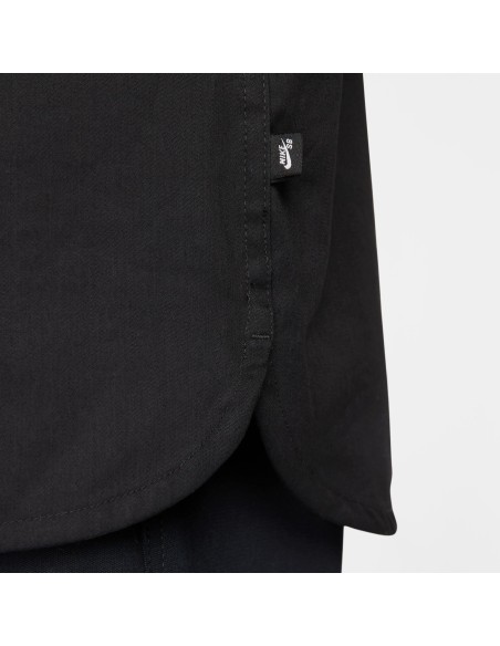 Nike SB Short sleeve Woven Skate Button Down, Black