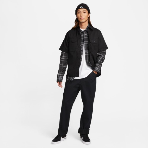 Nike SB Short sleeve Woven Skate Button Down,...