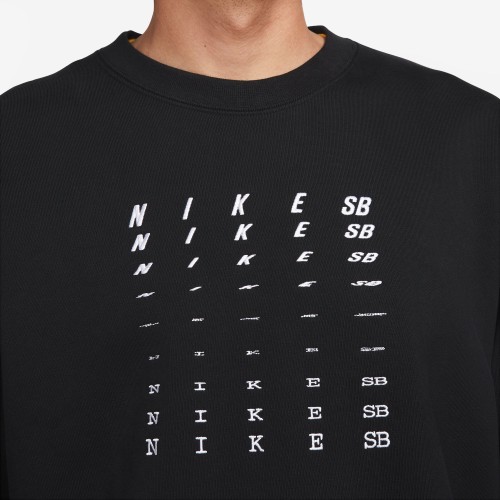 Nike SB Fleece Skate Crew, Black