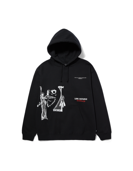 HUF x Alltimers Coast 2 Coast Pullover Hoodie, Blk