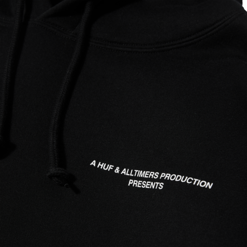HUF x Alltimers Coast 2 Coast Pullover Hoodie, Blk
