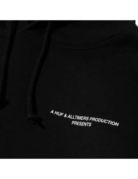HUF x Alltimers Coast 2 Coast Pullover Hoodie, Blk