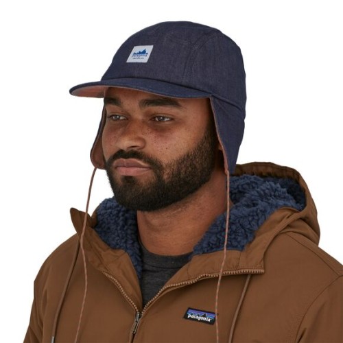 Patagonia Range Earflap Cap, Upriver: Sisu Brown