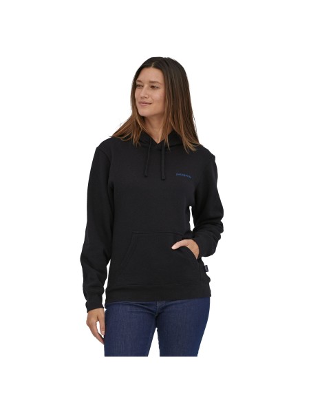 Patagonia Boardshort Logo Uprisal Hoody, Ink Black