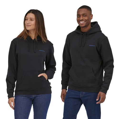 Patagonia Boardshort Logo Uprisal Hoody, Ink Black