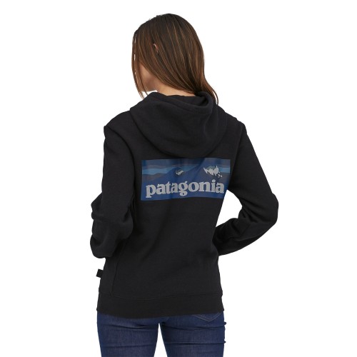 Patagonia Boardshort Logo Uprisal Hoody, Ink Black