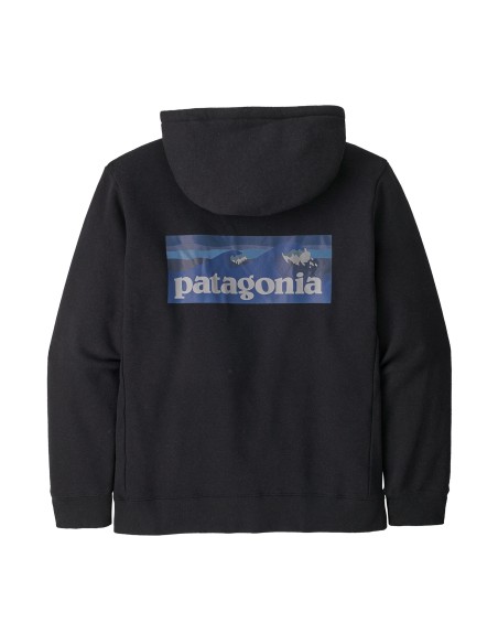 Patagonia Boardshort Logo Uprisal Hoody, Ink Black