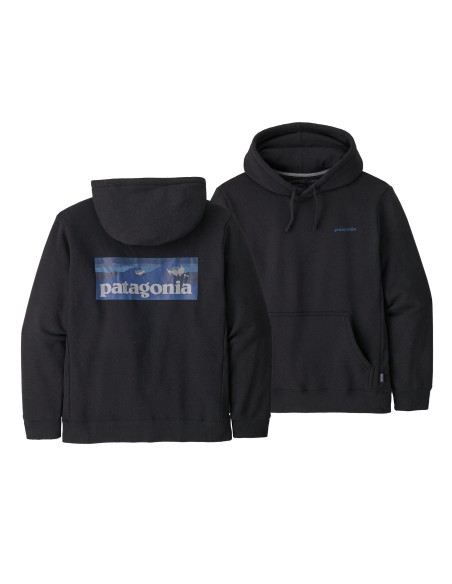 Patagonia Boardshort Logo Uprisal Hoody, Ink Black