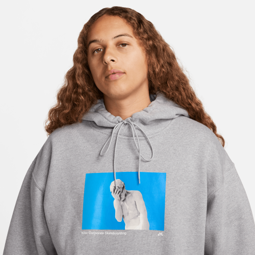 Nike SB CorpoSK8 GFX Fleece Pullover, DK Grey...