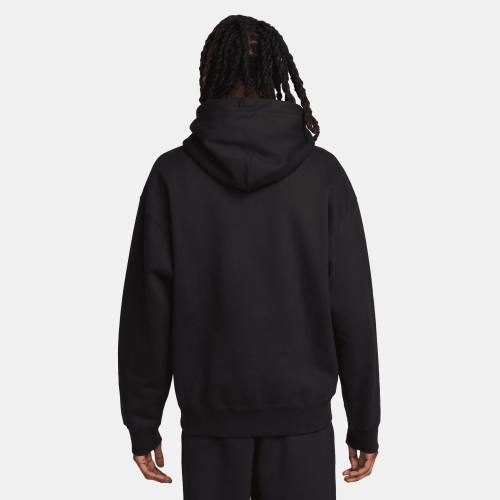 Nike Solo Swoosh Fleece Pullover Hoodie, Black