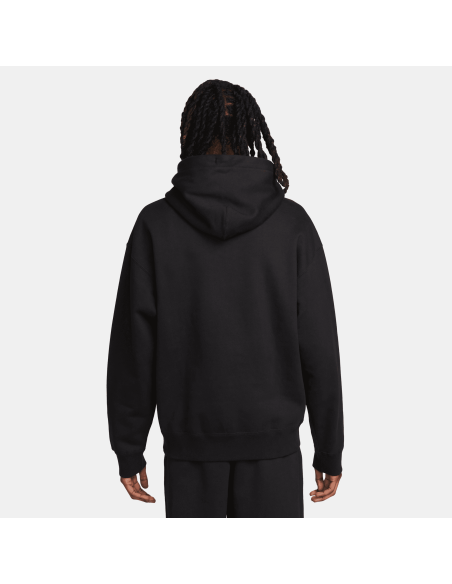 Nike Solo Swoosh Fleece Pullover Hoodie, Black