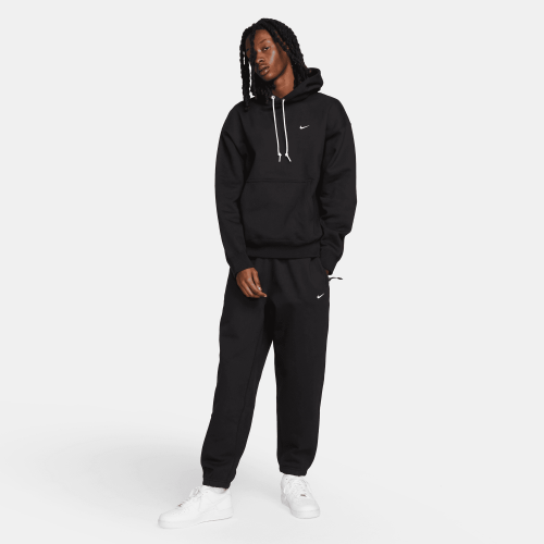 Nike Solo Swoosh Fleece Pullover Hoodie, Black
