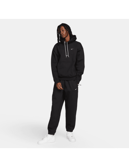 Nike Solo Swoosh Fleece Pullover Hoodie, Black