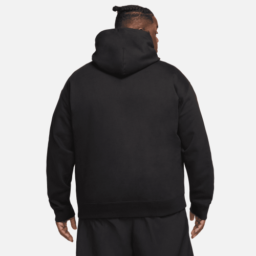 Nike Solo Swoosh Fleece Pullover Hoodie, Black