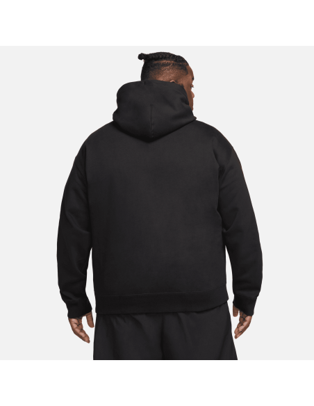 Nike Solo Swoosh Fleece Pullover Hoodie, Black