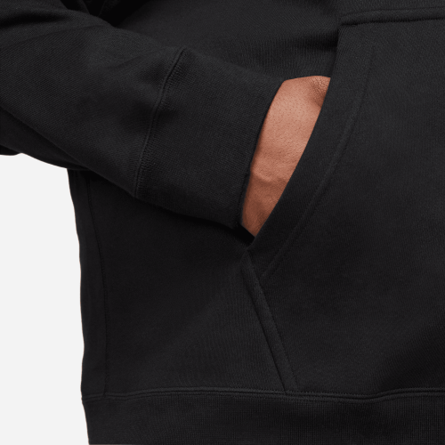 Nike Solo Swoosh Fleece Pullover Hoodie, Black