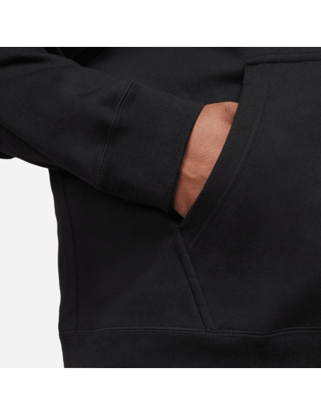 Nike Solo Swoosh Fleece Pullover Hoodie, Black