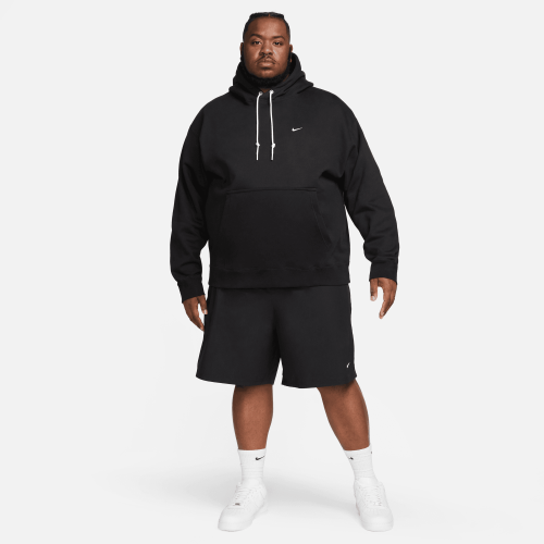 Nike Solo Swoosh Fleece Pullover Hoodie, Black