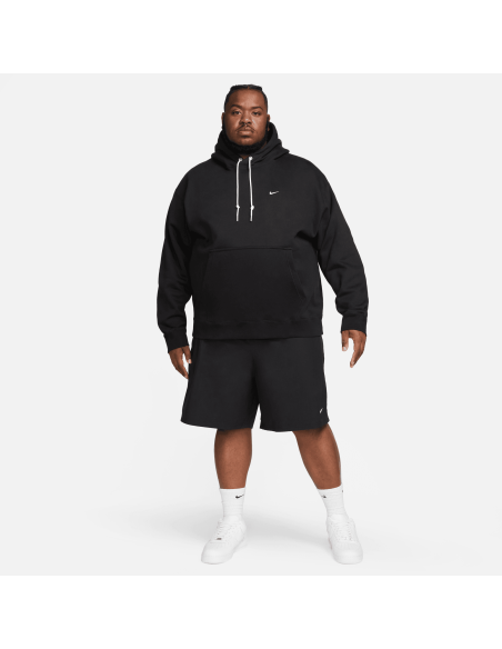 Nike Solo Swoosh Fleece Pullover Hoodie, Black